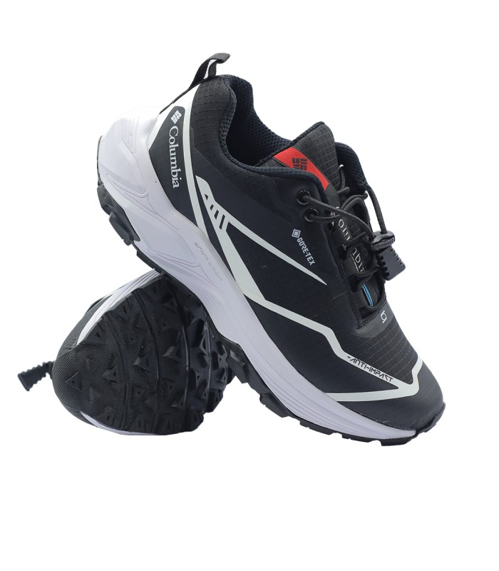 کفش پیاده روی مردانه کلمبیا گورتکس سفید مشکی Columbia Gortex Running BW