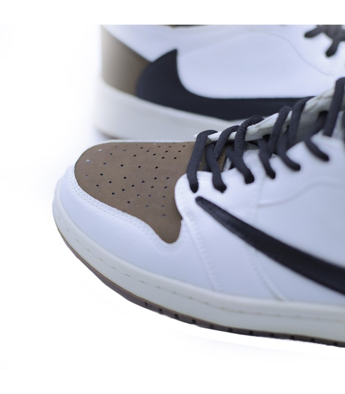کفش پیاده روی مردانه نایک جردن وان تراویس اسکات ساقدار Nike Jordan 1 Traviss Running BW