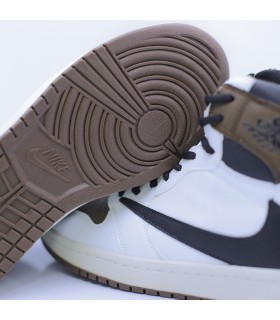 کفش پیاده روی مردانه نایک جردن وان تراویس اسکات ساقدار Nike Jordan 1 Traviss Running BW
