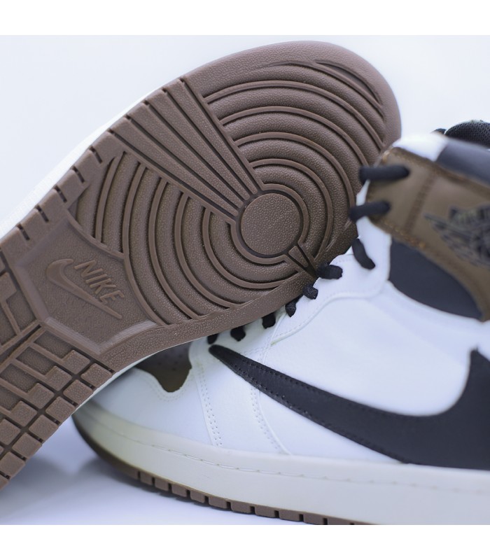 کفش پیاده روی مردانه نایک جردن وان تراویس اسکات ساقدار Nike Jordan 1 Traviss Running BW