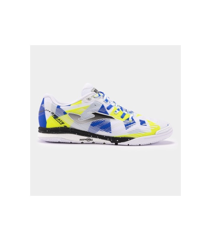 کفش فوتسال جوما رگاته ریباند طرح اصلی JOMA REGATE REBOUND WHITE YELLOW