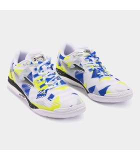 کفش فوتسال جوما رگاته ریباند طرح اصلی JOMA REGATE REBOUND WHITE YELLOW