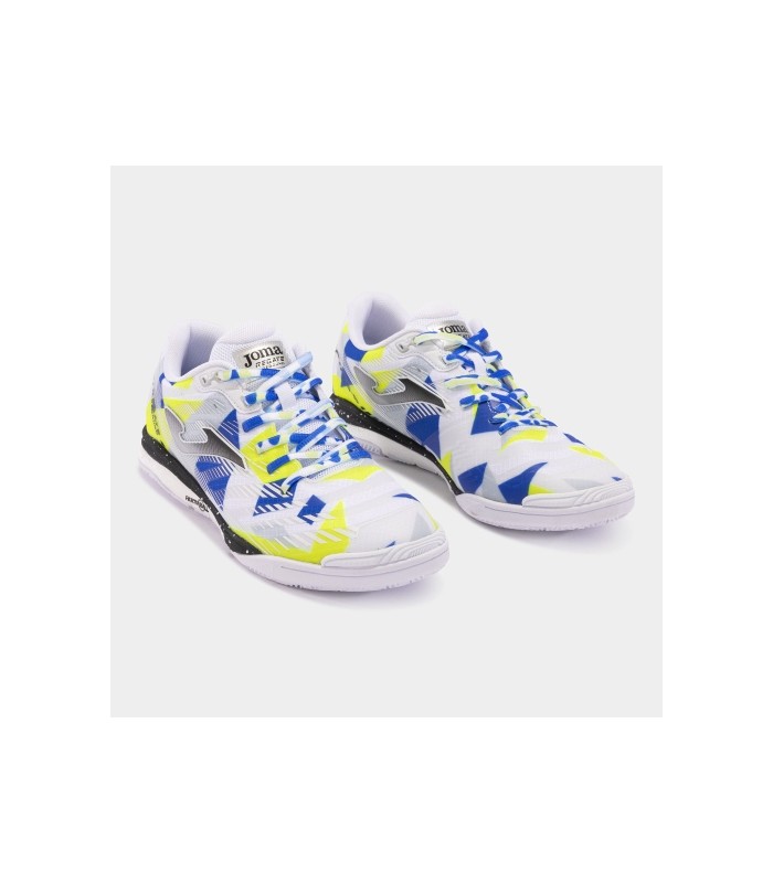 کفش فوتسال جوما رگاته ریباند طرح اصلی JOMA REGATE REBOUND WHITE YELLOW