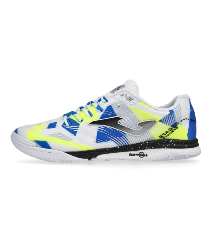 کفش فوتسال جوما رگاته ریباند طرح اصلی JOMA REGATE REBOUND WHITE YELLOW