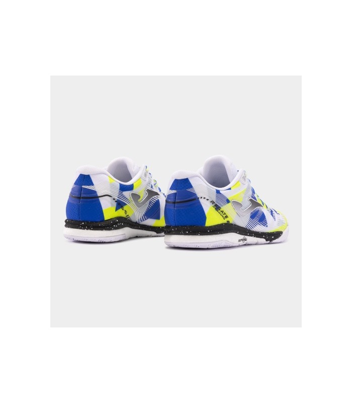 کفش فوتسال جوما رگاته ریباند طرح اصلی JOMA REGATE REBOUND WHITE YELLOW