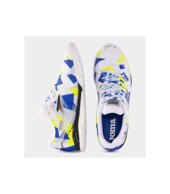 کفش فوتسال جوما رگاته ریباند طرح اصلی JOMA REGATE REBOUND WHITE YELLOW