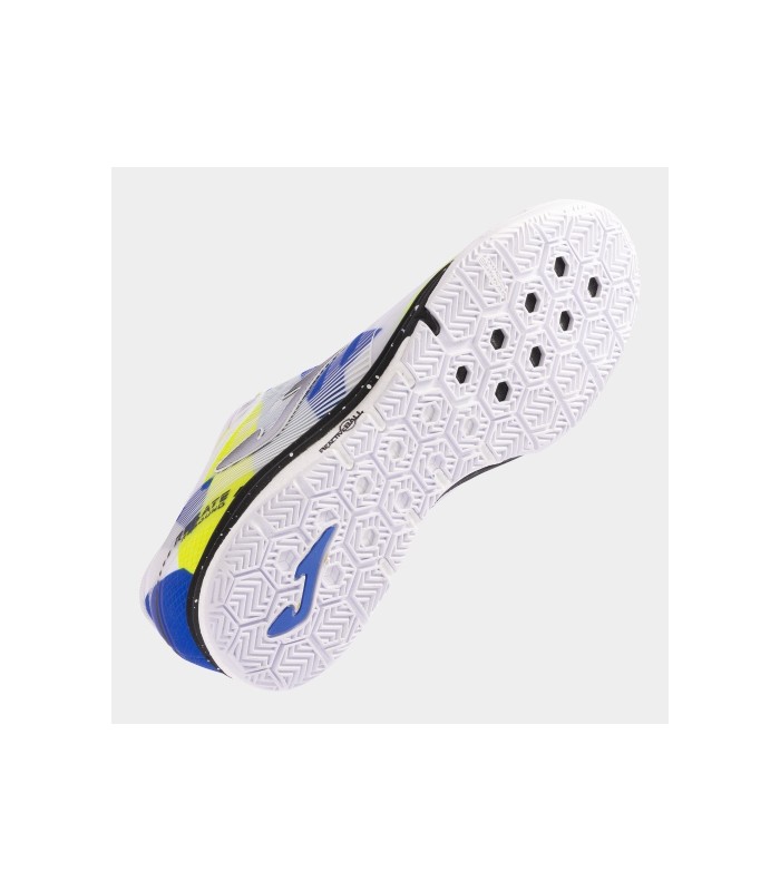 کفش فوتسال جوما رگاته ریباند طرح اصلی JOMA REGATE REBOUND WHITE YELLOW