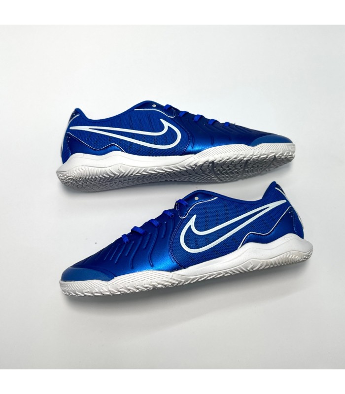 کفش فوتسال نایک تمپو لجند 10 آبی طرح اصلی NIKE Tiempo Lehend 10 Academy Blue