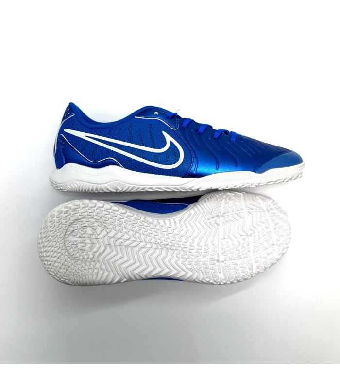 کفش فوتسال نایک تمپو لجند 10 آبی طرح اصلی NIKE Tiempo Lehend 10 Academy Blue