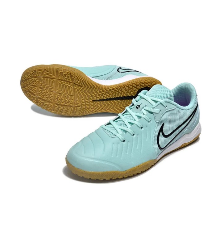 کفش فوتسال نایک تمپو لجند 10 فیروزه ای طرح اصلی Nike Tiempo 10 Academy Turquoise