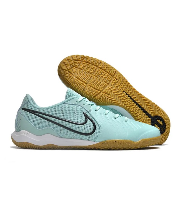 کفش فوتسال نایک تمپو لجند 10 فیروزه ای طرح اصلی Nike Tiempo 10 Academy Turquoise