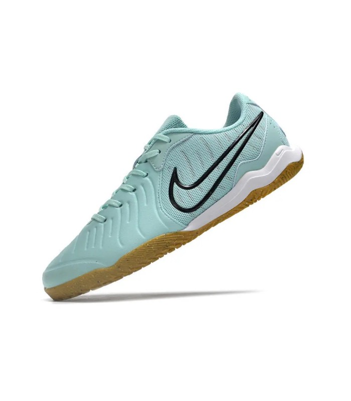 کفش فوتسال نایک تمپو لجند 10 فیروزه ای طرح اصلی Nike Tiempo 10 Academy Turquoise