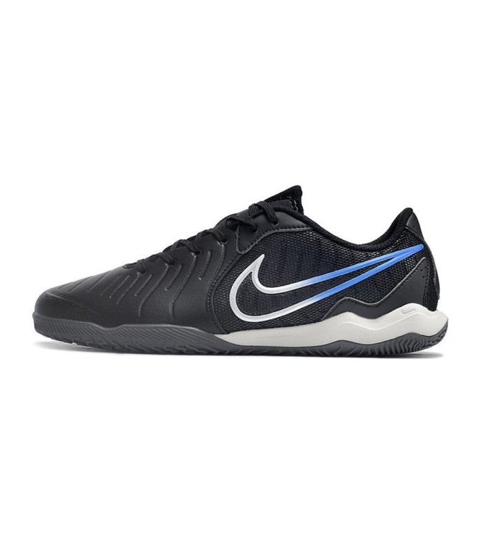 کفش فوتسال نایک تمپو لجند 10 مشکی سفید طرح اصلی Nike Tiempo 10 Academy Black/White