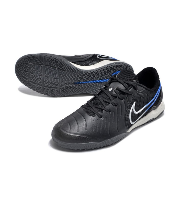 کفش فوتسال نایک تمپو لجند 10 مشکی سفید طرح اصلی Nike Tiempo 10 Academy Black/White