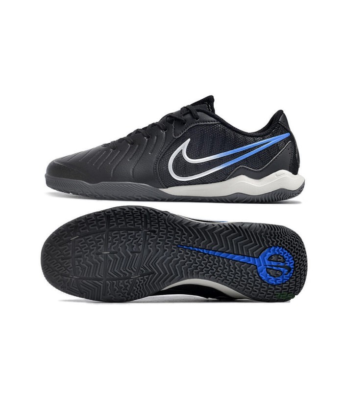 کفش فوتسال نایک تمپو لجند 10 مشکی سفید طرح اصلی Nike Tiempo 10 Academy Black/White