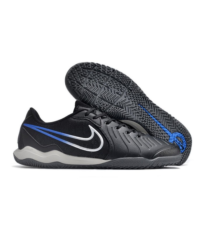 کفش فوتسال نایک تمپو لجند 10 مشکی سفید طرح اصلی Nike Tiempo 10 Academy Black/White