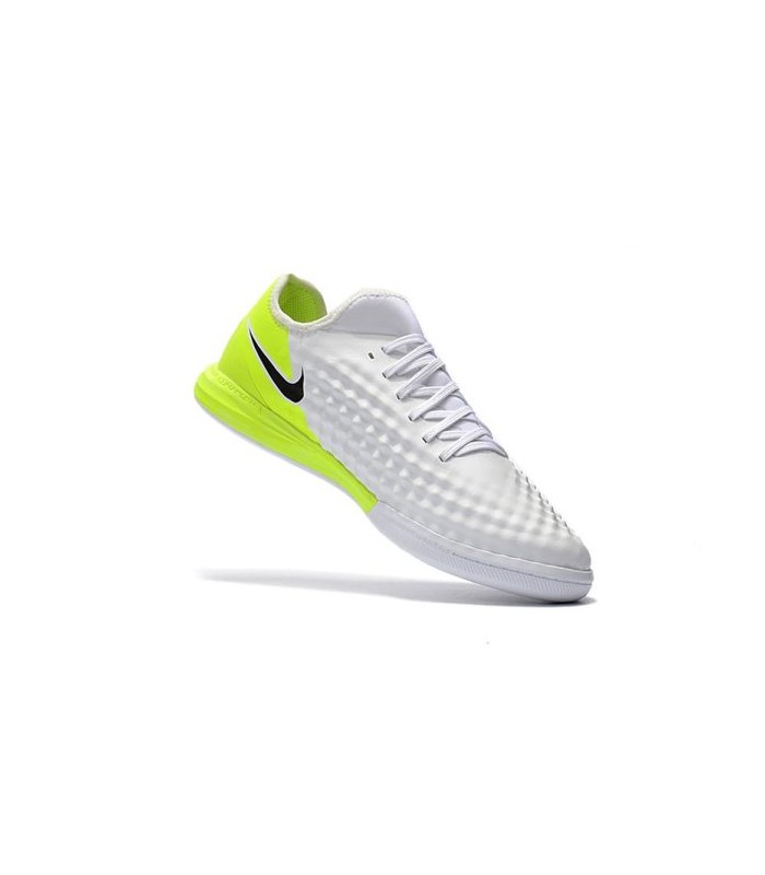 کفش فوتسال نایک مجستا سفید سبز طرح اصلی NIKE MagistaX Futsal White Yellow