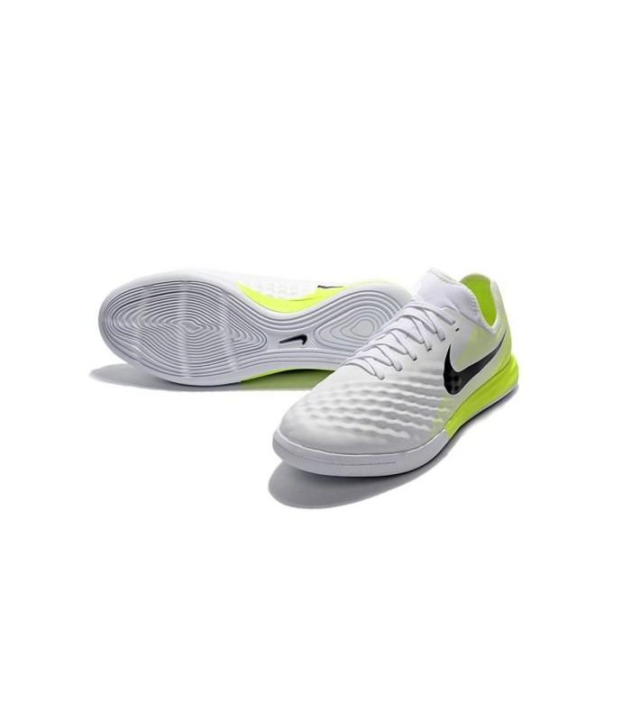 کفش فوتسال نایک مجستا سفید سبز طرح اصلی NIKE MagistaX Futsal White Yellow