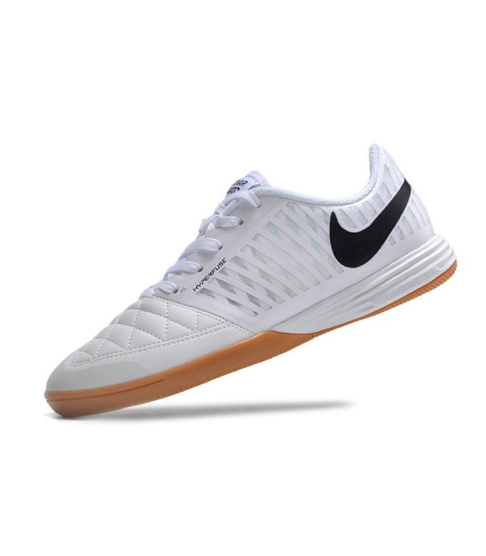 کفش فوتسال نایک لونار گتو 2 طرح اصلی Nike Lunar Gato 2 IC Indoor & Futsal White/Black/Brown