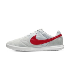 کفش فوتسال نایک پریمیر سالا 2 طوسی طرح اصلی Nike Premier II Sala Gray/Red