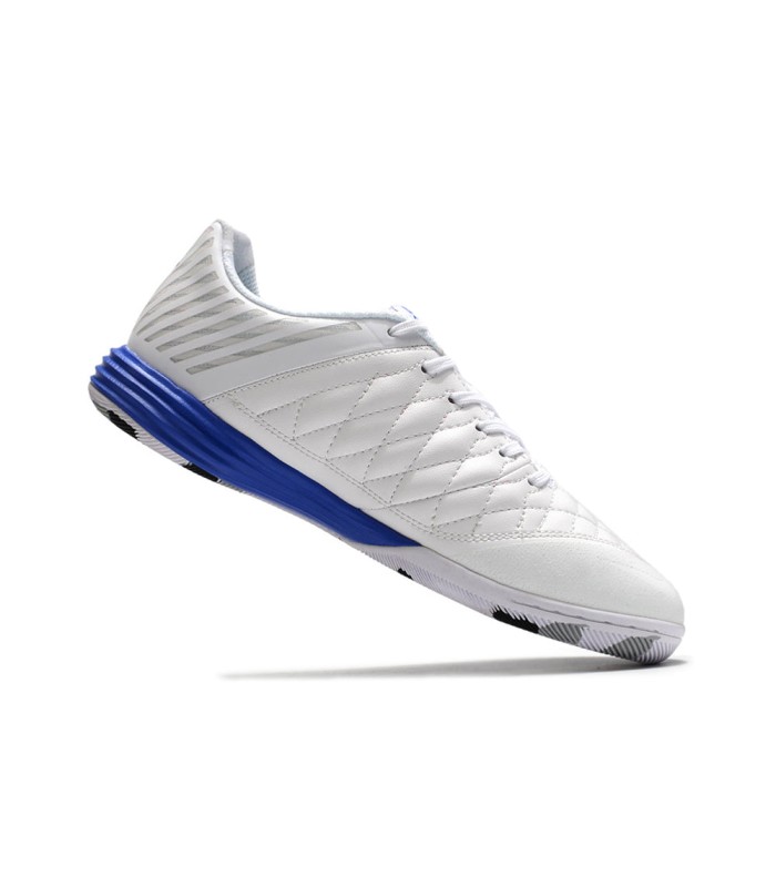 کفش فوتسال نایک لونار گتو 2 طرح اصلی Nike Lunar Gato 2 IC Indoor & Futsal White/Blue