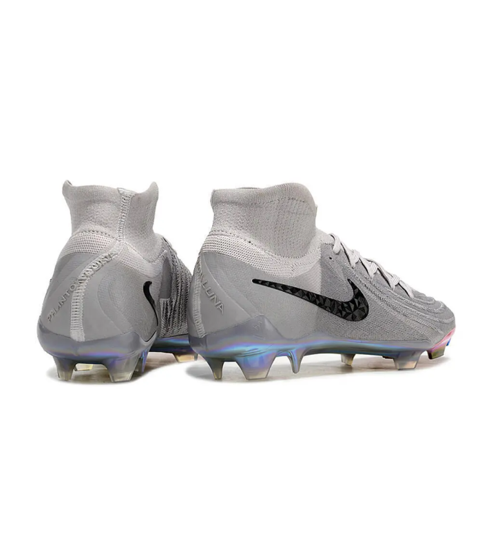 کفش فوتبال نایک فانتوم لونا 2 طرح اصلی Nike Phantom Luna Elite NU FG Grey/Black