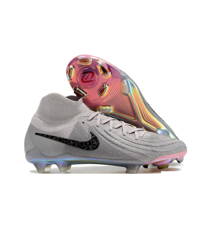 کفش فوتبال نایک فانتوم لونا 2 طرح اصلی Nike Phantom Luna Elite NU FG Grey/Black