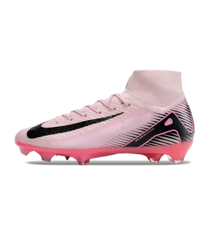 کفش فوتبال نایک مرکوریال سوپرفلای ساقدار طرح اصلی Nike Air Zoom Mercurial Superfly Pink