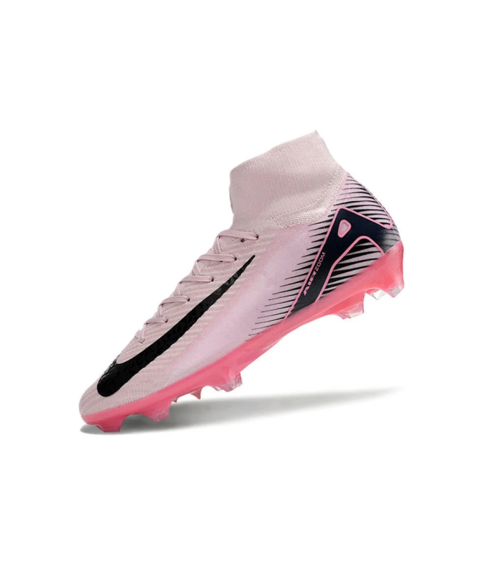 کفش فوتبال نایک مرکوریال سوپرفلای ساقدار طرح اصلی Nike Air Zoom Mercurial Superfly Pink