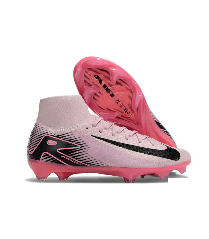کفش فوتبال نایک مرکوریال سوپرفلای ساقدار طرح اصلی Nike Air Zoom Mercurial Superfly Pink