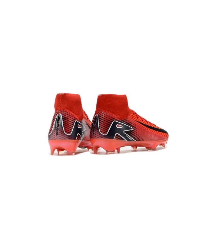 کفش فوتبال نایک مرکوریال سوپرفلای ساقدار طرح اصلی Nike Air Zoom Mercurial Superfly Red