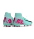 کفش فوتبال نایک مرکوریال سوپرفلای ساقدار طرح اصلی Nike Air Zoom Mercurial Superfly Blue/Pink