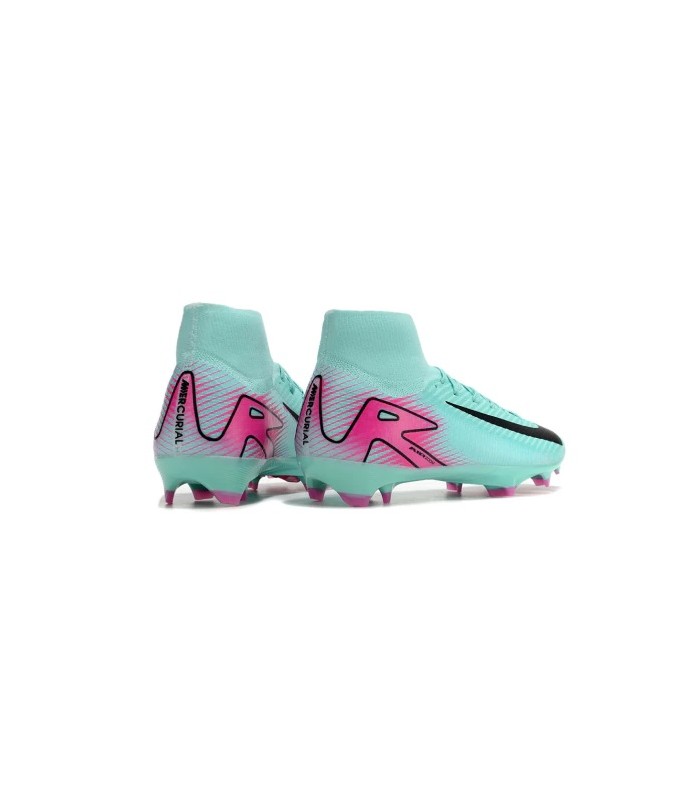 کفش فوتبال نایک مرکوریال سوپرفلای ساقدار طرح اصلی Nike Air Zoom Mercurial Superfly Blue/Pink