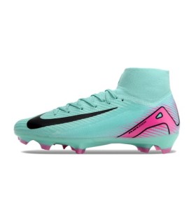 کفش فوتبال نایک مرکوریال سوپرفلای ساقدار طرح اصلی Nike Air Zoom Mercurial Superfly Blue/Pink