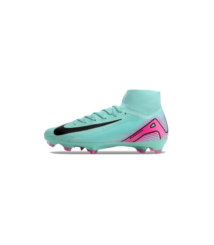 کفش فوتبال نایک مرکوریال سوپرفلای ساقدار طرح اصلی Nike Air Zoom Mercurial Superfly Blue/Pink