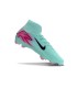 کفش فوتبال نایک مرکوریال سوپرفلای ساقدار طرح اصلی Nike Air Zoom Mercurial Superfly Blue/Pink