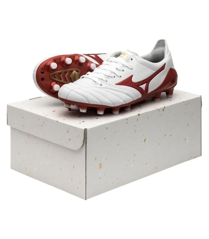کفش فوتبال میزانو مورلیا نئو طرح اصلی Mizuno Morelia Neo III White/Red