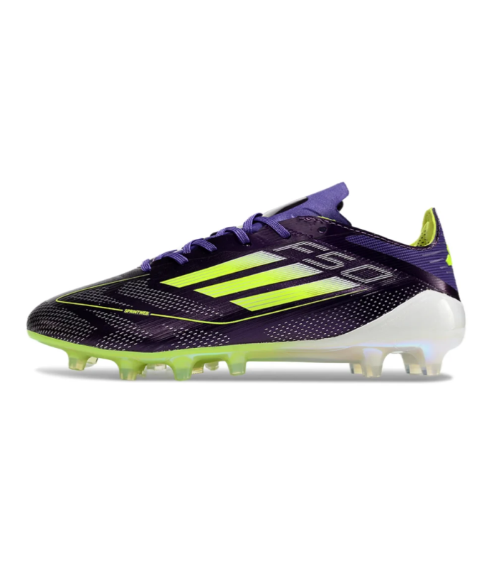 کفش فوتبال آدیداس اف پنجاه طرح اصلی Adidas F50 Elite FG Firm Purple/Yellow/White