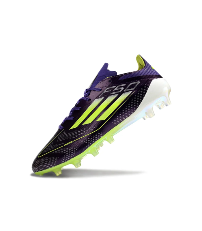 کفش فوتبال آدیداس اف پنجاه طرح اصلی Adidas F50 Elite FG Firm Purple/Yellow/White