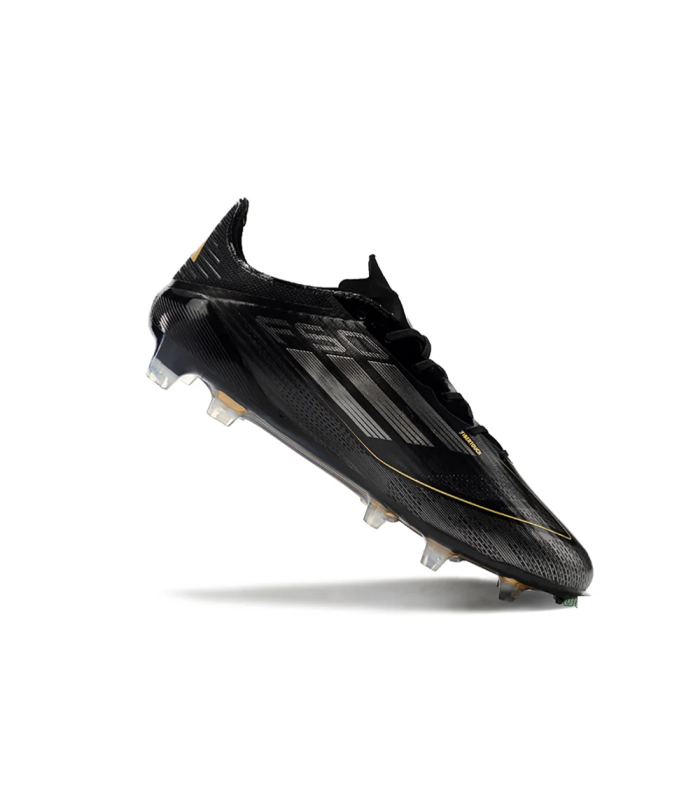 کفش فوتبال آدیداس اف پنجاه طرح اصلی Adidas F50 Elite FG Firm Black/Silver/Gold