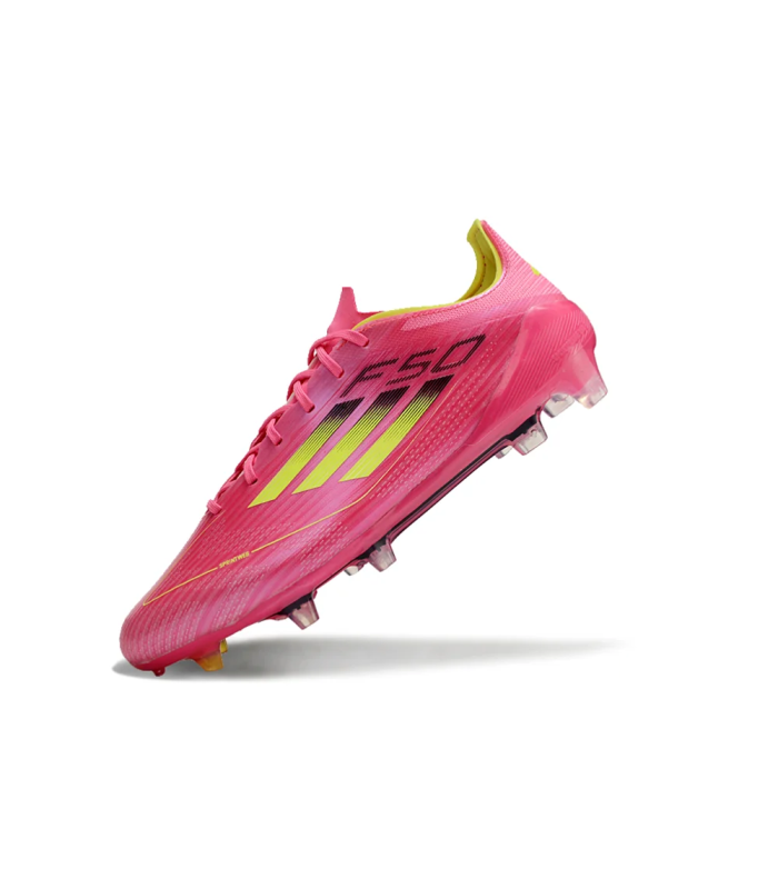 کفش فوتبال آدیداس اف پنجاه طرح اصلی Adidas F50 Elite FG Firm Pink/Yellow/Black