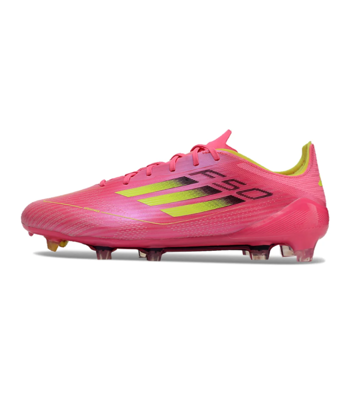 کفش فوتبال آدیداس اف پنجاه طرح اصلی Adidas F50 Elite FG Firm Pink/Yellow/Black