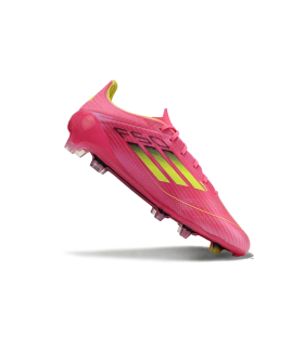 کفش فوتبال آدیداس اف پنجاه طرح اصلی Adidas F50 Elite FG Firm Pink/Yellow/Black