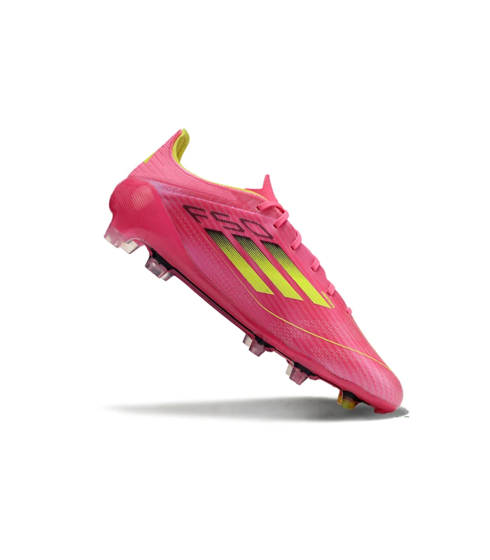 کفش فوتبال آدیداس اف پنجاه طرح اصلی Adidas F50 Elite FG Firm Pink/Yellow/Black