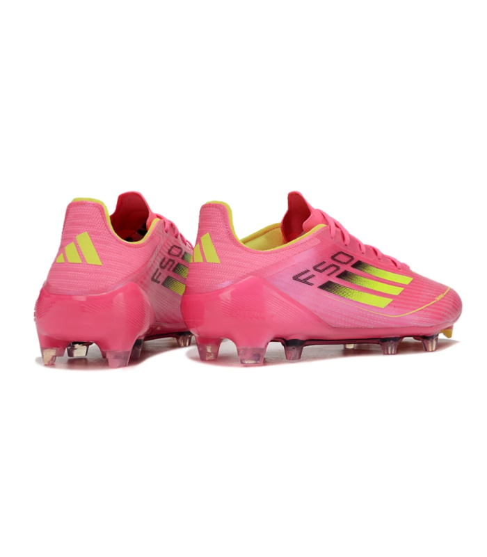 کفش فوتبال آدیداس اف پنجاه طرح اصلی Adidas F50 Elite FG Firm Pink/Yellow/Black