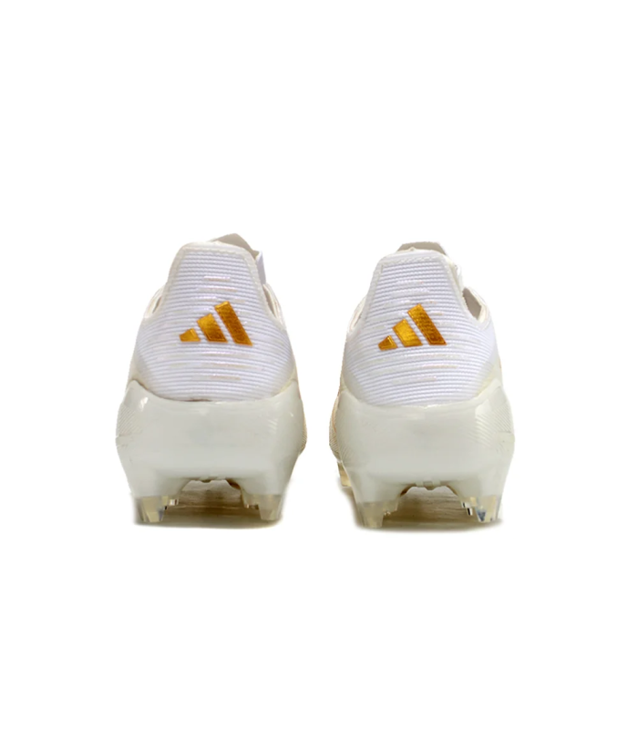 کفش فوتبال آدیداس اف پنجاه طرح اصلی Adidas F50 Elite FG Firm White/Gold