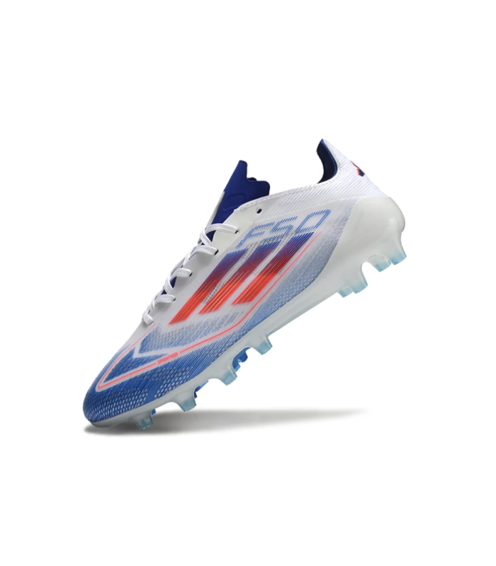 کفش فوتبال آدیداس اف پنجاه طرح اصلی Adidas F50 Elite FG Firm White/Blue/Red