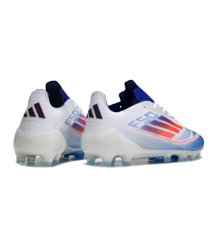 کفش فوتبال آدیداس اف پنجاه طرح اصلی Adidas F50 Elite FG Firm White/Blue/Red
