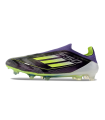 کفش فوتبال بدون بند آدیداس اف پنجاه طرح اصلی Adidas F50+ Adizero FG Purple/Yellow/Blue