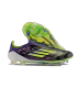 کفش فوتبال بدون بند آدیداس اف پنجاه طرح اصلی Adidas F50+ Adizero FG Purple/Yellow/Blue